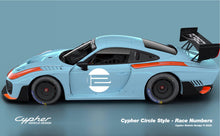 Load image into Gallery viewer, Race Numbers - Cypher Circle Style  (Color Matching Available)