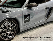 Load image into Gallery viewer, Race Numbers - Cypher Square or Rectangle Style - (Color Match Available)