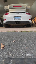 Load and play video in Gallery viewer, CENTER MUFFLER AKA Lifetime Center Muffler for 991.1 GT3 / RS and 991.2 GT3 / RS