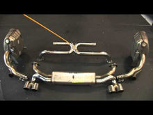 Load and play video in Gallery viewer, Porsche 997.2 Carrera (And Related Models)  Side Muffler Bypass Pipes