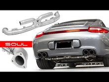 Load and play video in Gallery viewer, Porsche 997.2 Carrera (And Related Models) Muffler Bypass Pipes Exhaust