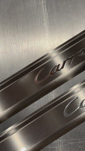 Load and play video in Gallery viewer, 997 987 996 986 Door Sills in Metal Finishes (Custom Insignia Optional)