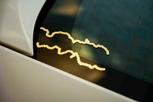 Load image into Gallery viewer, Road Map Decal - like Wolf Pen Gap or Blood Mountain or Tail of Dragon