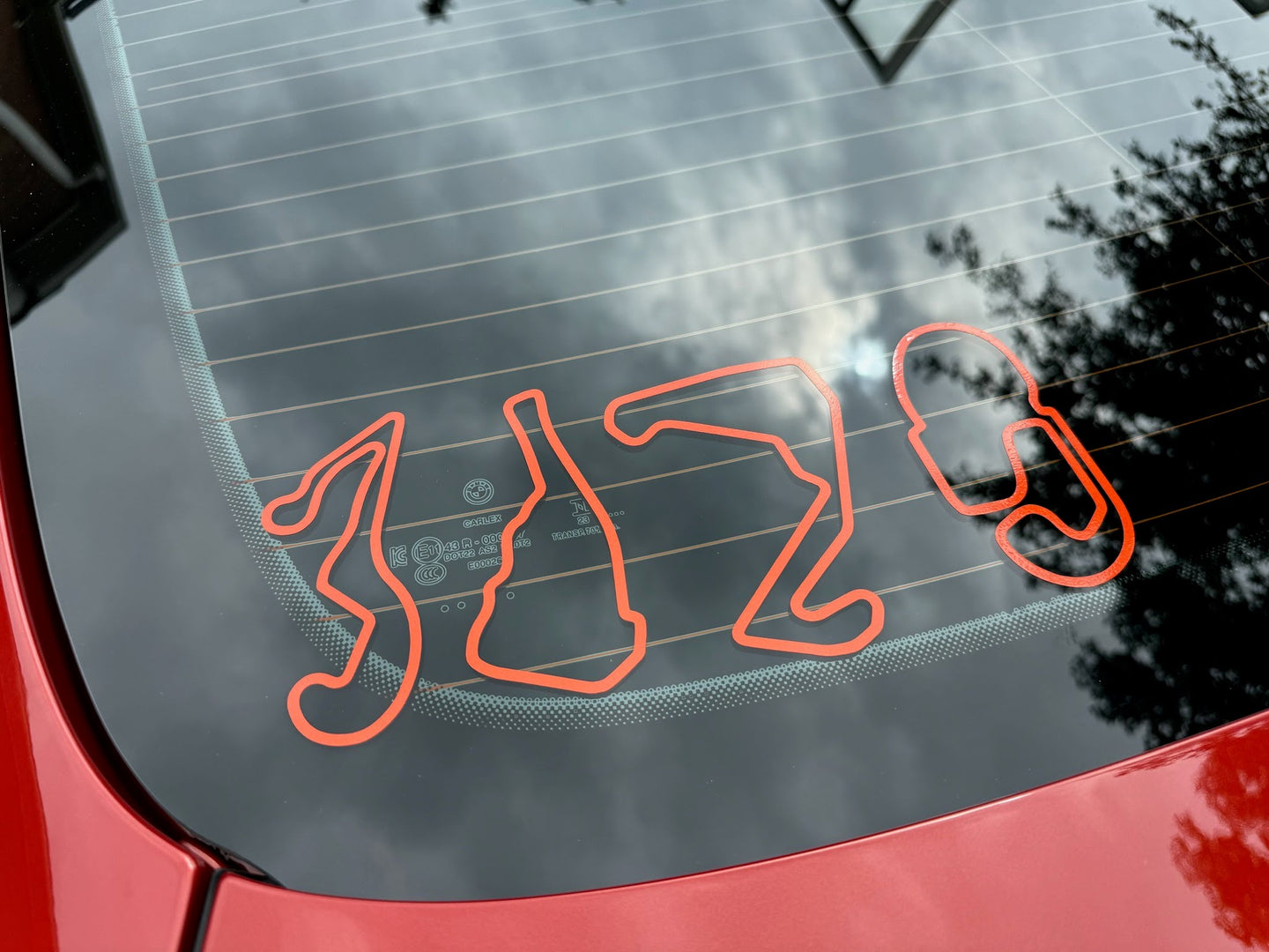 Track Map Decal - like AMP or Area 27