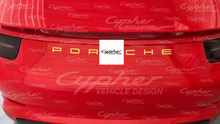 Load image into Gallery viewer, Porsche Emblems - 24K Gold or Brushed Nickel or Gloss Nickel or Plastic
