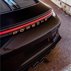 Porsche Emblems - 24K Gold or Brushed Nickel or Gloss Nickel or Plastic