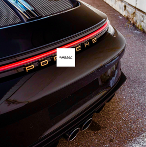 Porsche Emblems - 24K Gold or Brushed Nickel or Gloss Nickel or Plastic