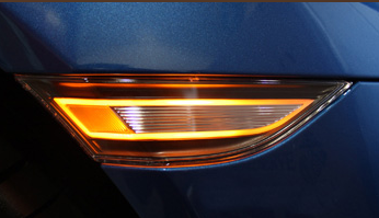 White LED Front Side Marker Lights Clear For Porsche 991 981 718 Carrera Cayman White LED Front Side Marker Lights Clear For Porsche 991 981 718 Carrera Cayman