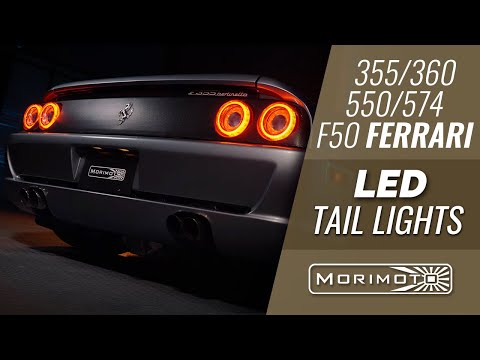 FERRARI (95-2004) | F355 & 360 & 550 BERLINETTA & 575 BERLINETTA & F50 | Tail Lights | Full LED | Berlinetta Spyder GTS | MORIMOTO XB LED