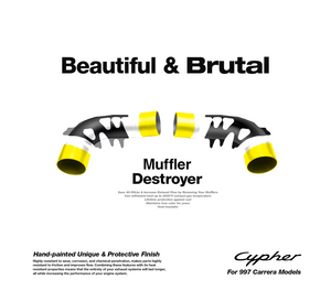 Beautifully Brutal Sound - Muffler Delete - 997 Carrera Models