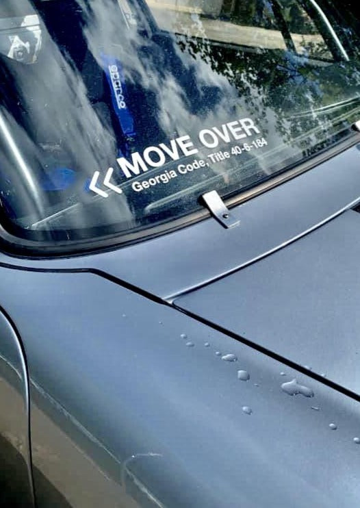MOVE OVER Decal – Cypher Vehicle Design